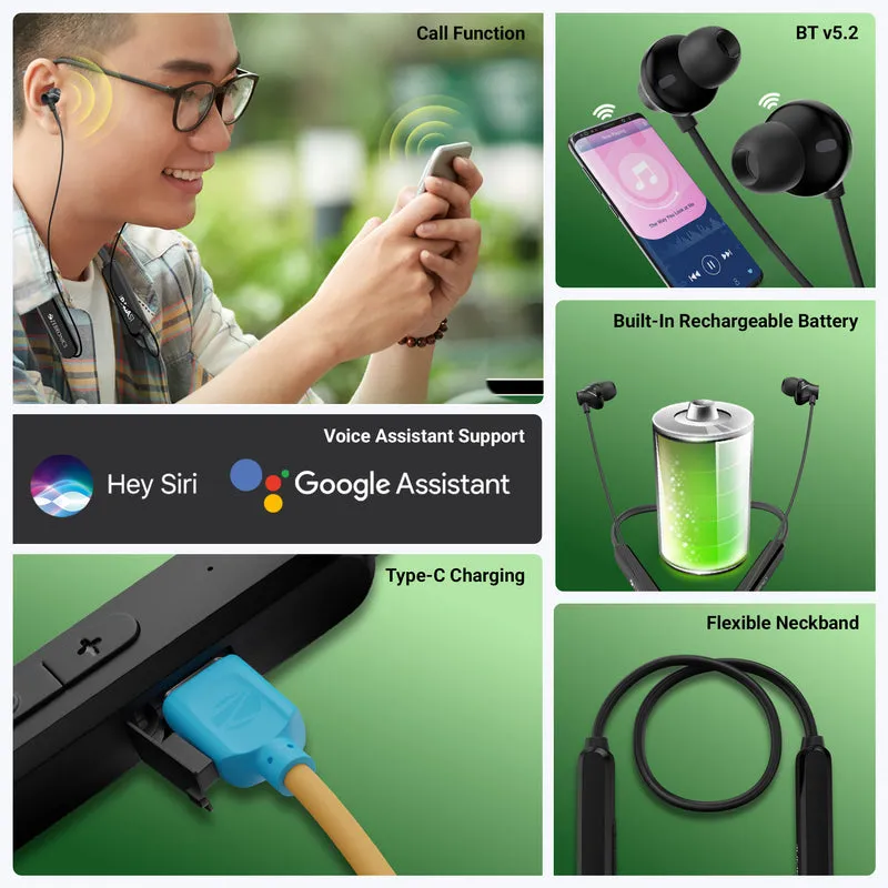 Zebronics Bluetooth Neckband Earphone Raga S1 view 6